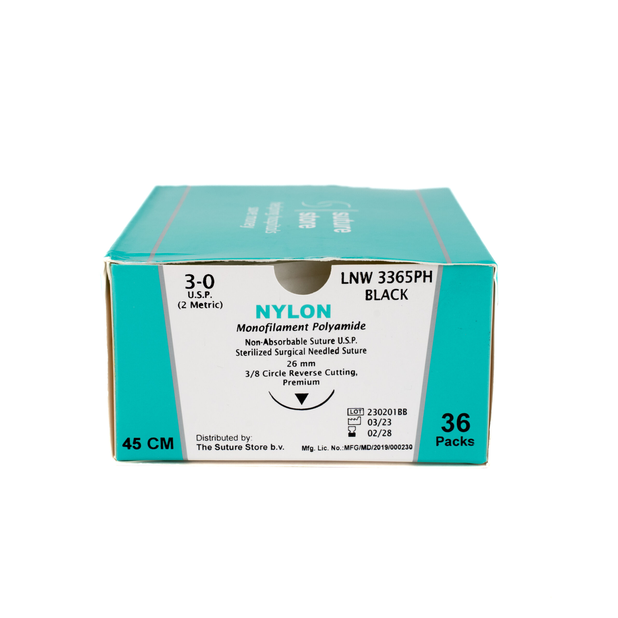 3-0 Polyamide monofilament